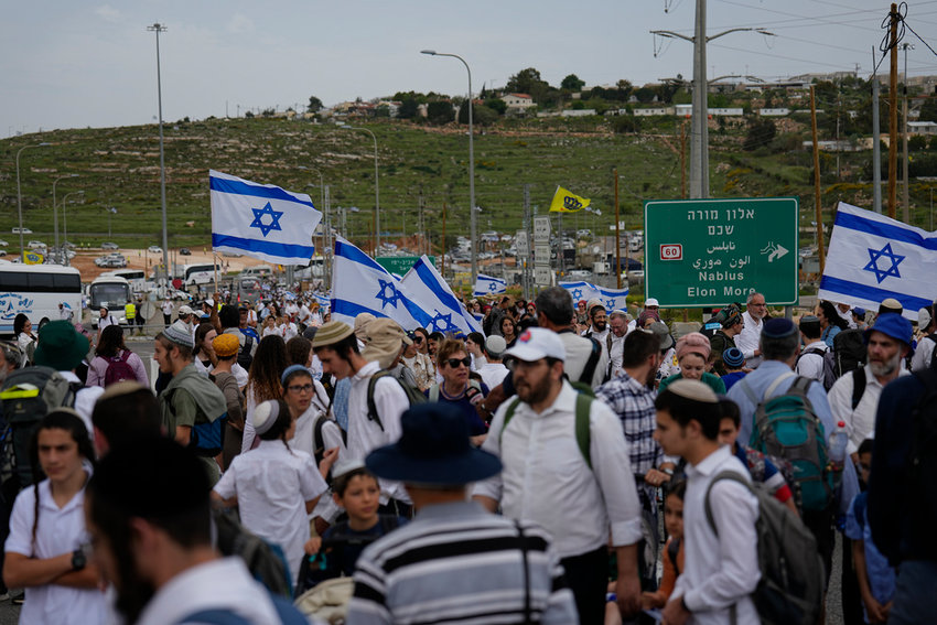 In Mass Rally, Israeli Settlers March To West Bank Outpost - The ...